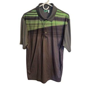 Ben Hogan performance Polo golf shirt size medium Gray green‎